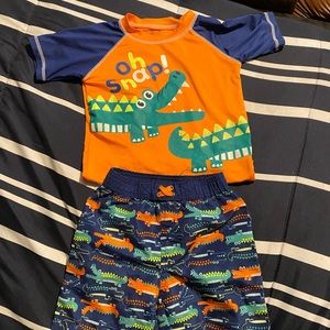 Toddler swimsuit set